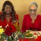 Carletta Jackson-Lane, 21st Western District governor of the National Association of the Business and Professional Women’s Club, Inc. sits with honoree Carol E. Tatum the 2025 Sojourner Truth Award recipient of the NAB&PW, Inc. Photo courtesy of Sheryl Smith.