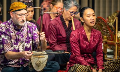 Wu Performance Hall also is a perfect venue for performing and listening to the Department of Music’s seven-tone Javanese gamelan, a set of instruments pictured, in part, in this photo. Grant Kerber/UC Berkeley Department of Music.