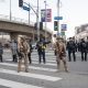 Los Angeles, USA – June 8, 2025. National Guard troops on standby during a downtown demonstration against expanded ICE operations and in support of immigrant rights. Shutterstock.
