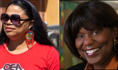 Left: Kampala Taiz-Rancifer. Courtesy photo. Right: Interim Supt. Denise Saddler. File photo.