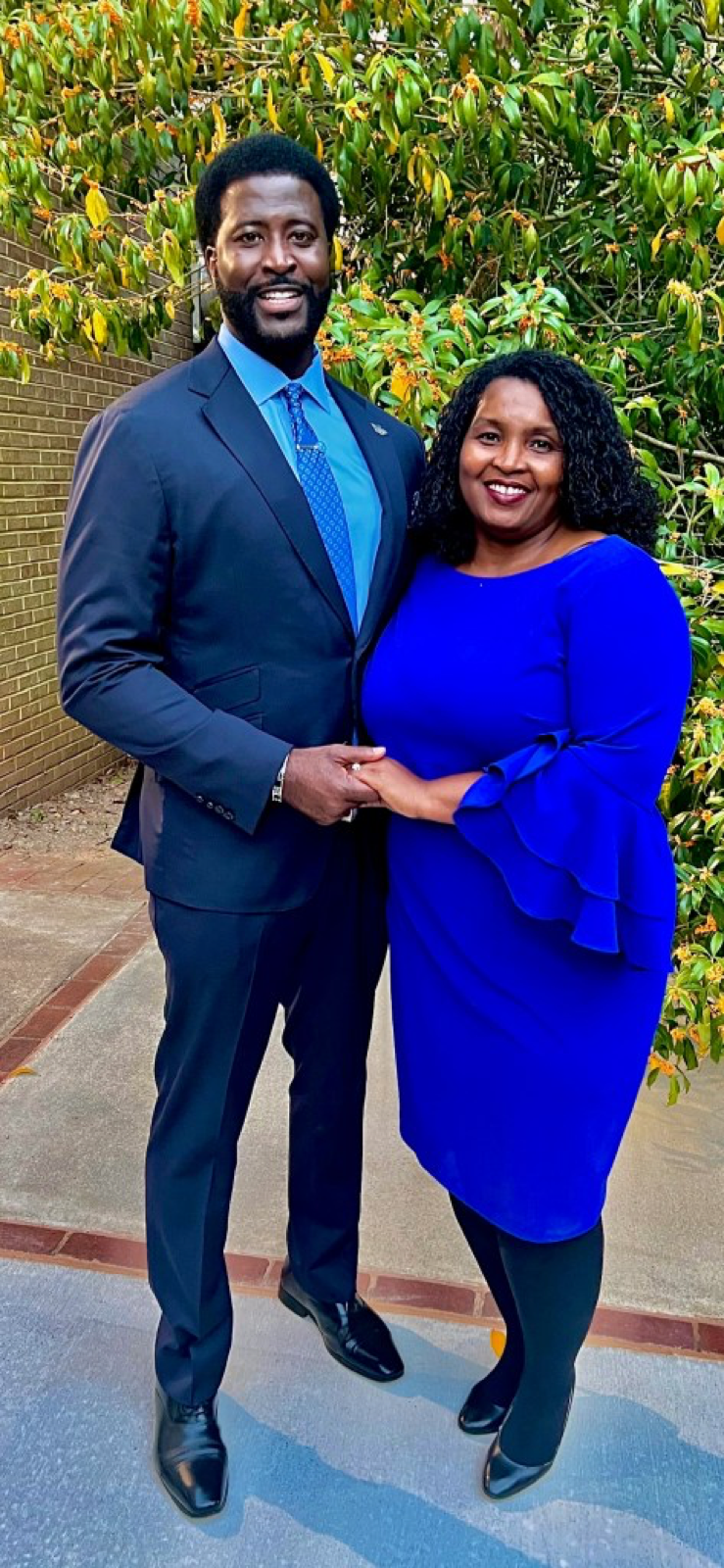 Jimmie C. Gardner (left), a former Chicago Cubs Minor League standout, has established a foundation to support those who, like him, were wrongfully convicted and eventually exonerated. Gardner, pictured with his wife, federal Judge Leslie Abrams Gardner, spent 27 years behind bars because of false testimony. (Photo courtesy Jimmie C. Gardner)