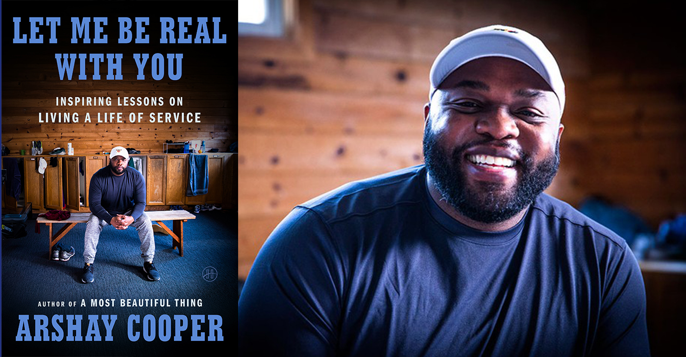 Book cover of Let Me Be Real With You and author Arshay Cooper. Courtesy of HarperOne.
